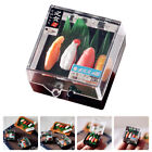 Miniatur Sushi Bento Set mit Preis Tag für Puppenhaus Deko