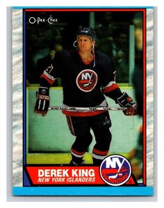 1989-90 O-Pee-Chee #6 Derek King NY Islanders NM-MT (RC - Rookie Card) 