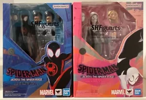 Spider Man Across the Spider Verse Miles Morales Gwen Bandai S.H. Figuarts - Picture 1 of 2