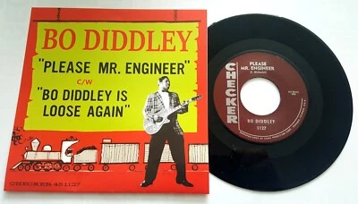 BO DIDDLEY - "PLEASE MR. ENGINEER" b/w "BO DIDDLEY IS LOOSE AGAIN" HEAR BOTH - Image 1 of 3