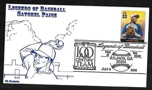 #3408p 33c Baseball Legend -Satchel Paige- CL Cachets FDC - Picture 1 of 2