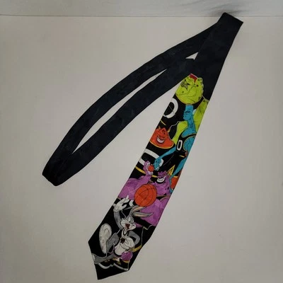 Галстук Space Jam Looney Tunes 1996 ВИНТАЖНЫЙ - Изображение 1 из 4