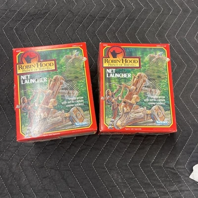 Ballesta Robin Hood Prince of Thieves Net Launcher Kenner 1991 nueva en caja usada Foto 1 de 4