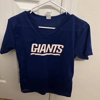 New York Giants Franklin Youth Kids Football Mesh Jersey Blue and Pants - Medium - Изображение 1 из 4