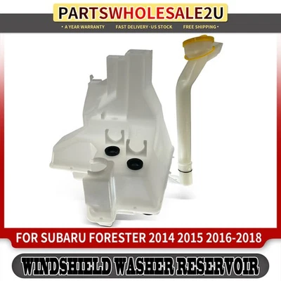 Windshield Washer Reservoir w/Cap for Subaru Forester 2014 2015-2018 86631SG020 - Image 1 of 4
