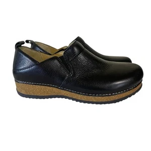 Scarpe Dansko Meara donna 40 casual pelle plateau slip on nere - Foto 1 di 9