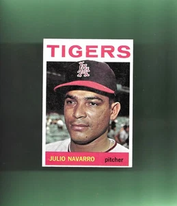 Outstanding-HIGH GRADE! HIGH NUMBER #! JULIO NAVARRO-DETROIT! 1964 Topps # 489 - Picture 1 of 2