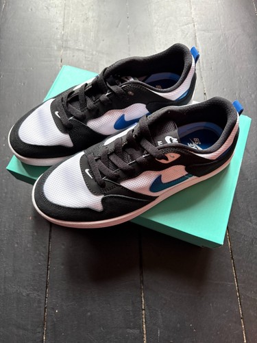 Scarpe da skateboard Nike SB Alleyoop GS bianche Team Royal bambini UK5 5 CJ0883 104