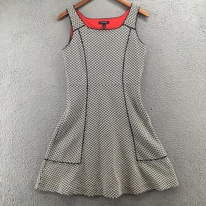 Vestido Lands End línea A para mujer 8 multicolor mezcla de algodón sin mangas espiga - Imagen 1 de 13
