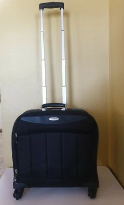 Samsonite Silhouette 10 Black 21" Carry-on Expandable Softside Spinner Suitcase - Image 1 of 4