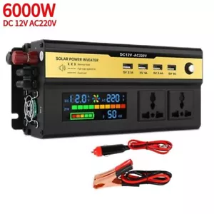 Car Converter Power Inverter DC 12V To AC 220V Invertor Cigarette Lighter Plugs - Picture 1 of 12