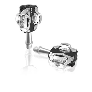 XLC SPD Klickpedal Fahrrad PD-S15 schwarz/silber zweiseitig Aluminium MTB FR DH - Bild 1 von 1