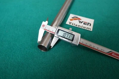 Titanium Grade 9 Tube ( 1.07" x .043" x 40" ) Metal Pipe 3al-2.5v Round Tubing - Image 1 of 4