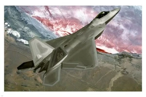 Lockheed Martin F-22 RAPTOR poster 20x30 TOP QUALITY military jet plane - Picture 1 of 1