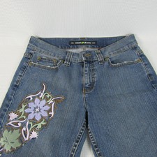 Ladies DKNY Embellished Jeans Greenwich Jeans Boot Cut Size 4