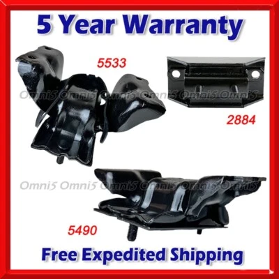 N691 Fits 1999-2004 Ford F-250/F-350 Super Duty 6.8L RWD Motor & Trans Mount 3pc Foto 1 de 4