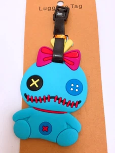 Disney Lilo & Stitch Scrump PVC Travel Baggage Backpack Suitcase Luggage Tags - Picture 1 of 2