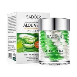 SADOER Aloe Vera Eye Cream Anti Dark Circles Remover Nourishing Moisturizing - Picture 1 of 6