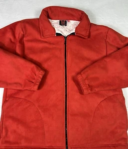 Vintage Mazmania Jacket Mens Large Fleece Full Zip Soft Comfy Made USA Rare - Picture 1 of 10
