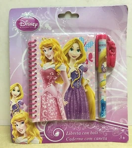 77683 Accessori per scuola Disney - Quaderno con penna sfera - Principesse - Foto 1 di 3