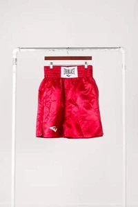 Everlast 'Satin 21 Inch Boxing' Shorts Red - Picture 1 of 7