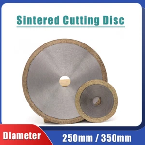 250/350mm Sintered Cutting Disc Saw Blade For Glass Ceramic Tile Jade Crystal - Picture 1 of 4