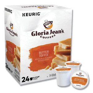 Gloria Jean's Butter Toffee Coffee K-Cups, 24/Box - Picture 1 of 1
