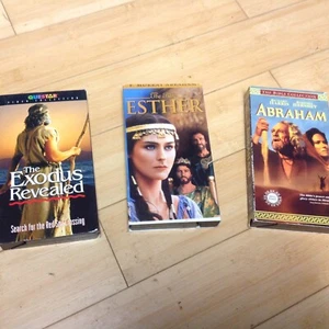Old Testament - The Exodus / Esther / Abraham VHS Tapes - Picture 1 of 1