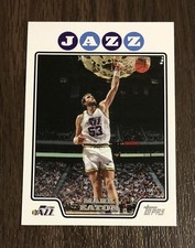 2008-09 Topps Basketball Base Set Card #189 Mark Eaton Utah Jazz NM