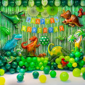 Dinosaur Foil Balloon Party Set Party Supplies Birthday Decorations - Picture 1 of 8