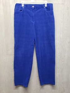 Ruby Rd Favorites Pants Womens 16 Corduroy Side Elastic Waist Straight 35x29 - Picture 1 of 13
