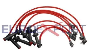 40 ohm OML red spark plug racing wires for Honda Accord Civic CX DX LX Del Sol - Foto 1 di 1