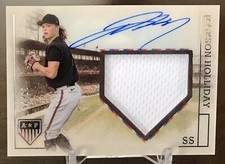 2023 Panini Chronicles Jackson Holliday America's Pastime On Card Auto Patch /75