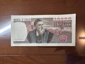 ITALIENISCHE REPUBLIK LIRE 20000 TIZIANO 21 2 1975 SELTEN qBB SABAUDA - Bild 1 von 5