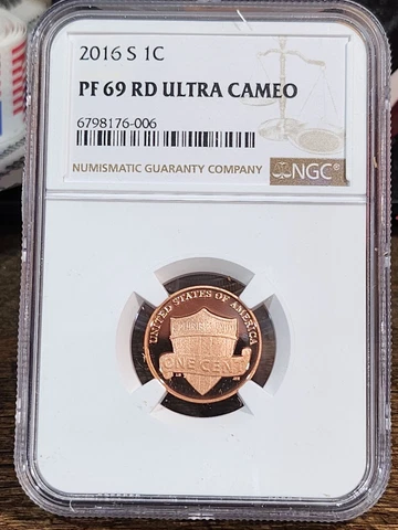 2016 S Lincoln 1c, NGC Certified PF 69 UCAM RD, 006 Cover