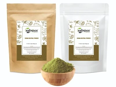 ASH SPICE COMPANY Henna Neutral Powder Cassia Auriculata Pure and Natural Hair Dye Premium Quality