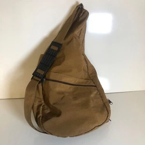 AmeriBag Healthy Back Bag Tan Sling Backpack Hiking Travel - Picture 1 of 9