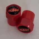 KTM Plastic Wheel Valve Dust caps all models Red 11 Colours Ask