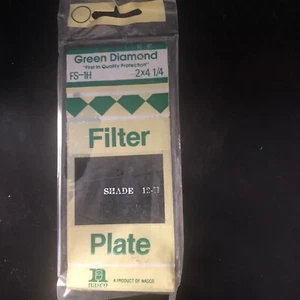 GREEN DIAMOND FS-1H PLATE FILTER 2X4-1/4" SHADE 12 New. I3C8 - Picture 1 of 1