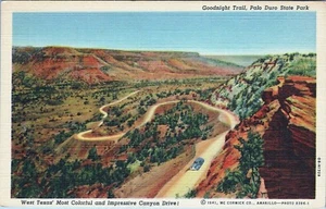 Postal Goodnight Trail Palo Duro State Park sin publicar - Imagen 1 de 2