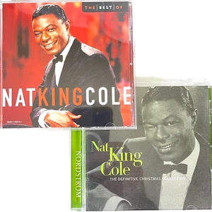 Nat King Cole 2 CD Lot Best of Hits + Definitive Christmas Collection Nordstrom - Picture 1 of 4