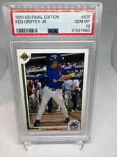 1991 UPPER DECK UD FINAL EDITION KEN GRIFFEY JR #87F PSA 10 GEM MINT GOAT HOF 