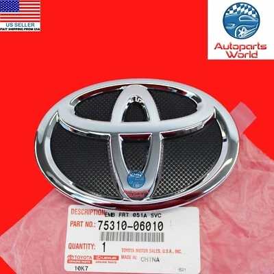 GENUINO TOYOTA 12-17 CAMRY LE XLE | 13-15 EMBLEMA DELANTERO AVALON LE XLE 75310-06010 Foto 1 de 4