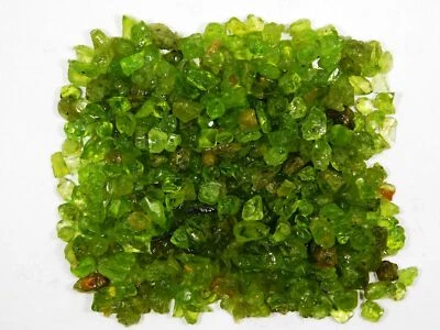 Natürlicher Grüner Peridot Lose Edelstein Rohstein Probe Set - Bild 1 von 4