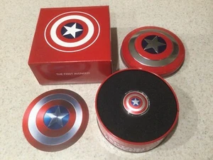 Fiji 2019 1$ Marvel CAPTAIN AMERICA Shield Domed 10g Pure Silver Coin - Picture 1 of 2