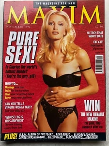 MAXIM MAGAZINE # 19 - NOV 1996 - CAPRICE - JEREMY HART - MANAGE YOUR BOSS - Picture 1 of 1
