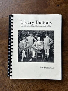 SIGNED Livery Buttons Identification Classification Heraldry Reference Book HTF - Picture 1 of 5