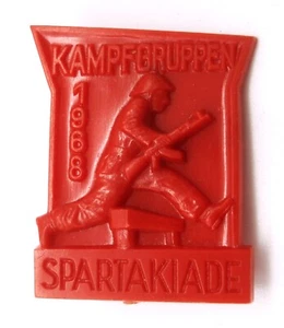 DDR Abzeichen Kampfgruppenspartakiade 1968 Kampfgruppen Spartakiade - Picture 1 of 2