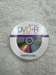 Memorex 10er Pack DVD+R 16x 4,7GB 120 Minuten - NEU Factory Sealed - Bild 1 von 5