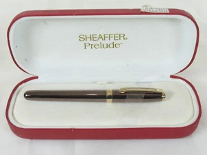 Vintage SHEAFFER PRELUDE METALIC BROWN/COPPER GOLD FOUNTAIN PEN - Picture 1 of 11